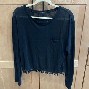 Black Rails sheer shirt